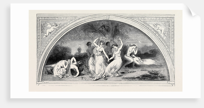 Scene from Comus. from a Picture by Etty, in the Royal Academy Exhibition by Anonymous