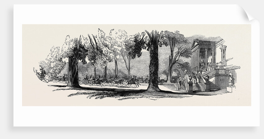 Arrival of the Imperial Party at Chiswick House. by Anonymous