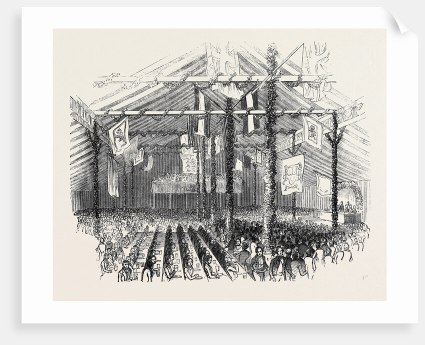 Lord Egerton's Fete, the Pavilion at Worsley by Anonymous