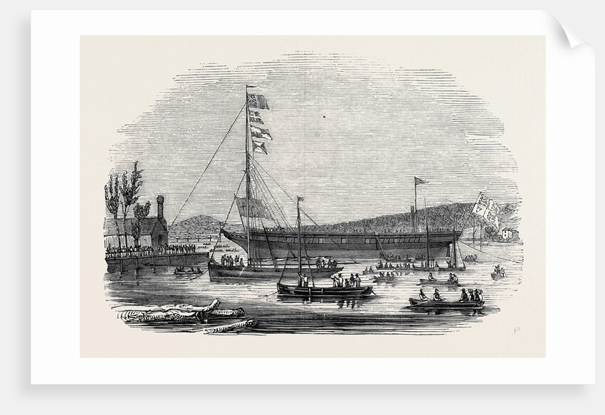 Launch of the Waterwitch, at Cowes by Anonymous