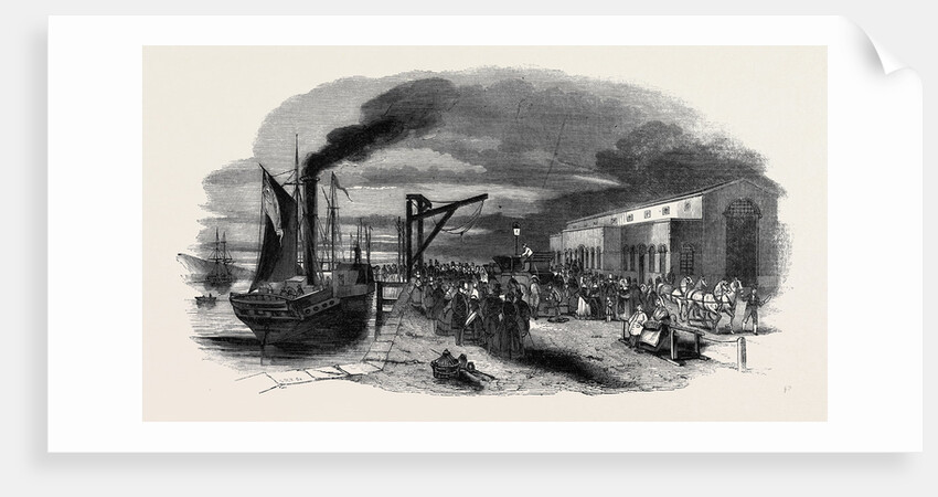 Boulogne, Embarkation of the Indian Mail by Anonymous