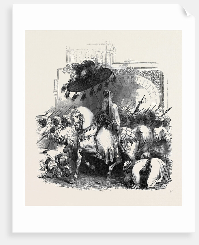 The Emperor of Morocco Giving Audience by Anonymous