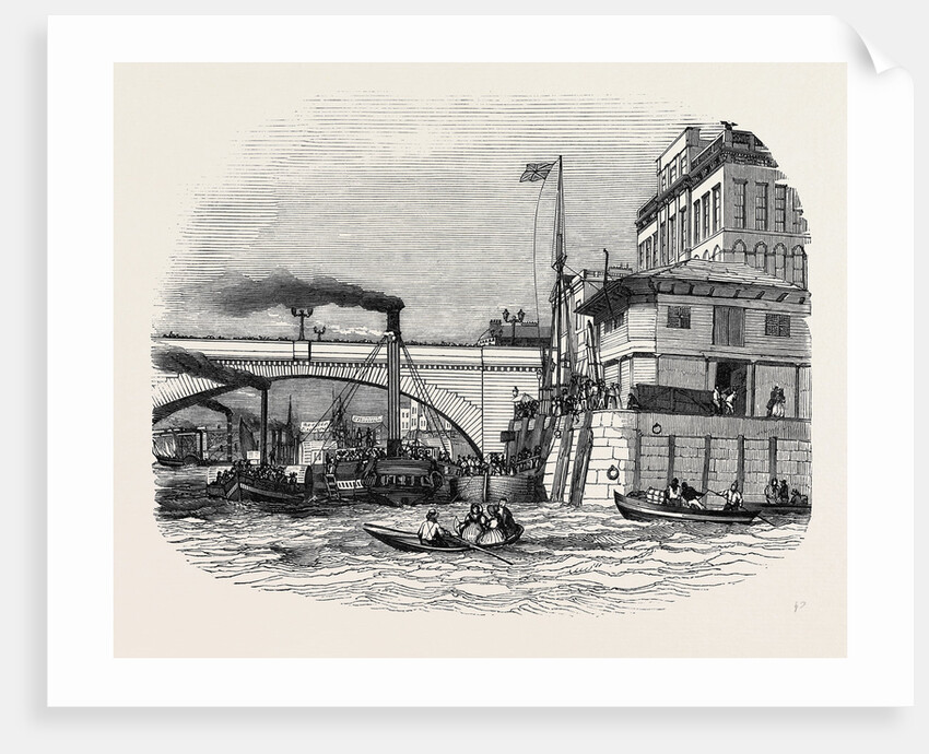 The London Bridge Steam Wharf by Anonymous
