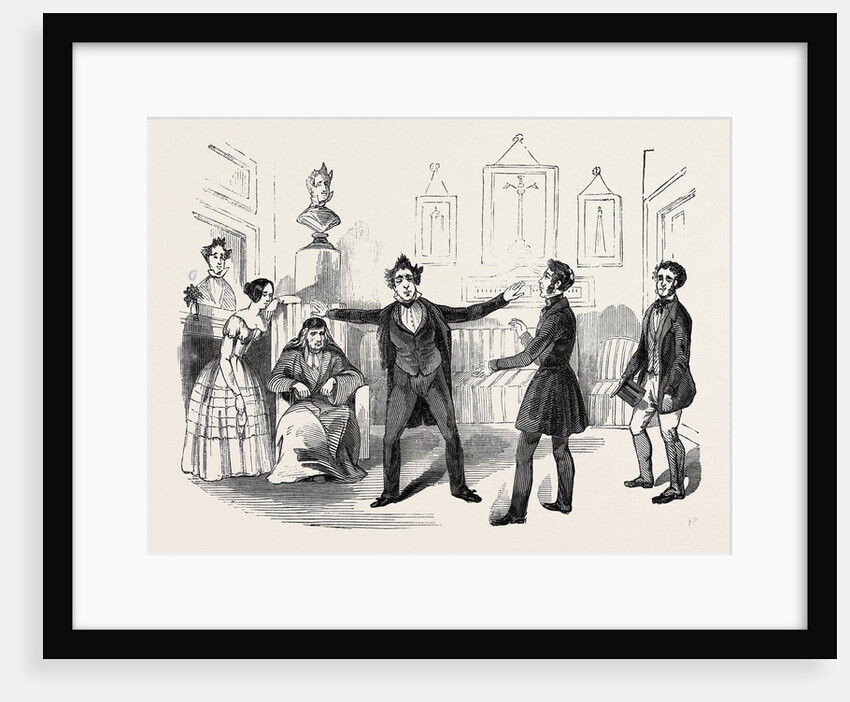 Scene from the New Drama of Martin Chuzzlewit, at the Lyceum Theatre. by Anonymous