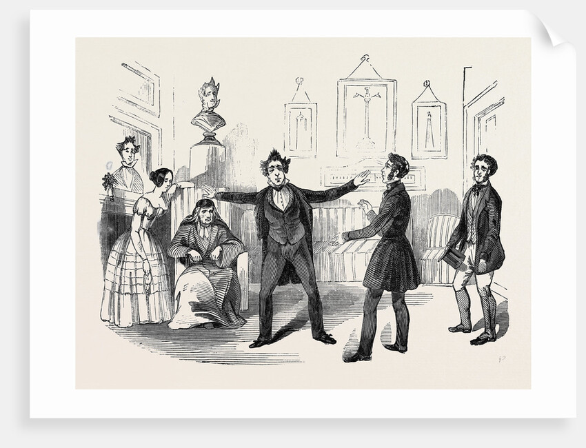 Scene from the New Drama of Martin Chuzzlewit, at the Lyceum Theatre. by Anonymous