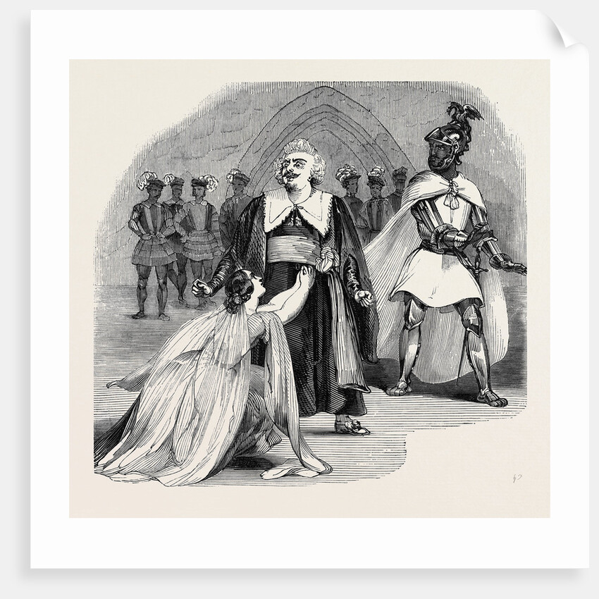 Scene from the Opera of Otello, at Her Majesty's Theatre. by Anonymous