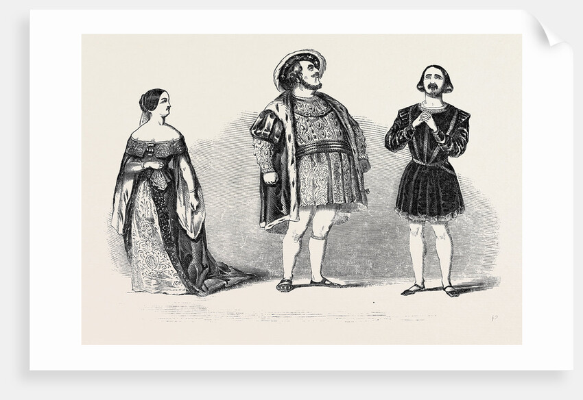 Scene from Anna Bolena, at Her Majesty's Theatre. by Anonymous