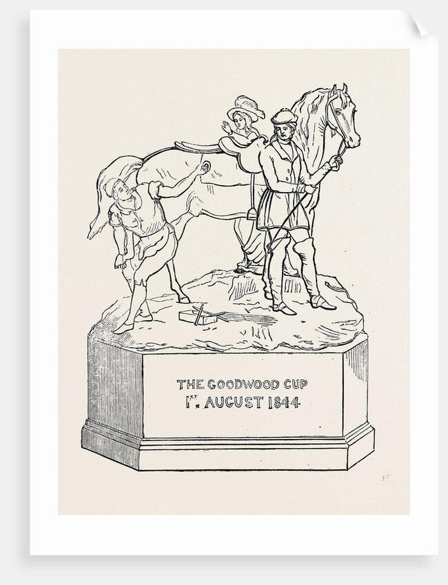 First Prize, the Cup; Goodwood Races 1844 by Anonymous