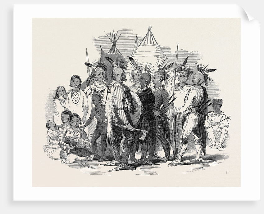 Iowa Indians, at the Egyptian Hall, Piccadilly by Anonymous