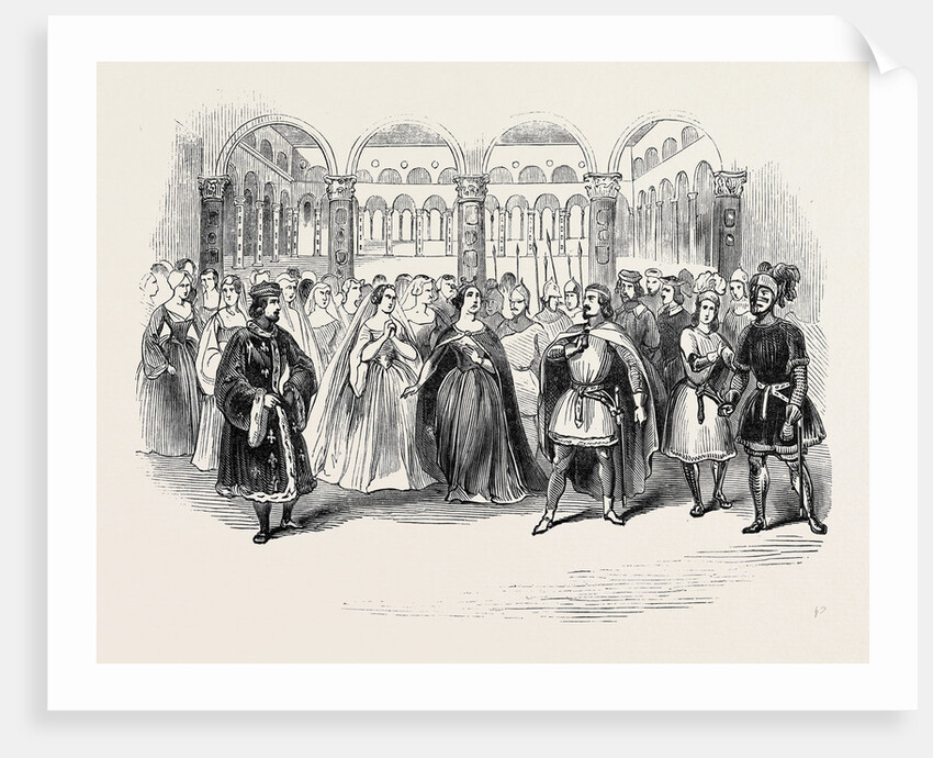 Scene from Ricci's New Opera of Corrado Di Altamura, at Her Majesty's Theatre by Anonymous
