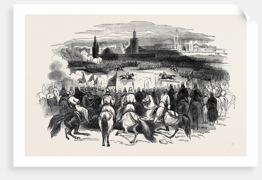Review of Troops at Morocco by Anonymous