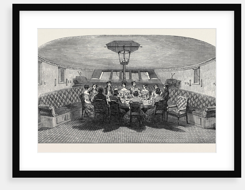 Her Majesty's Yacht, the Dining Room by Anonymous