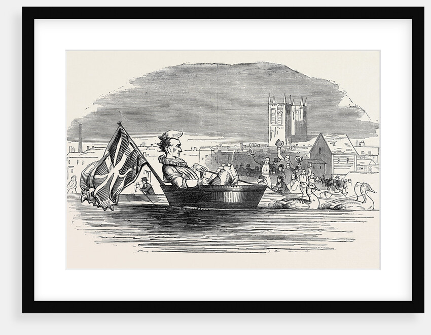 Barry, the Clown, on the Thames; UK by Anonymous