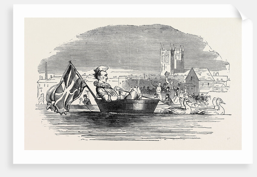 Barry, the Clown, on the Thames; UK by Anonymous