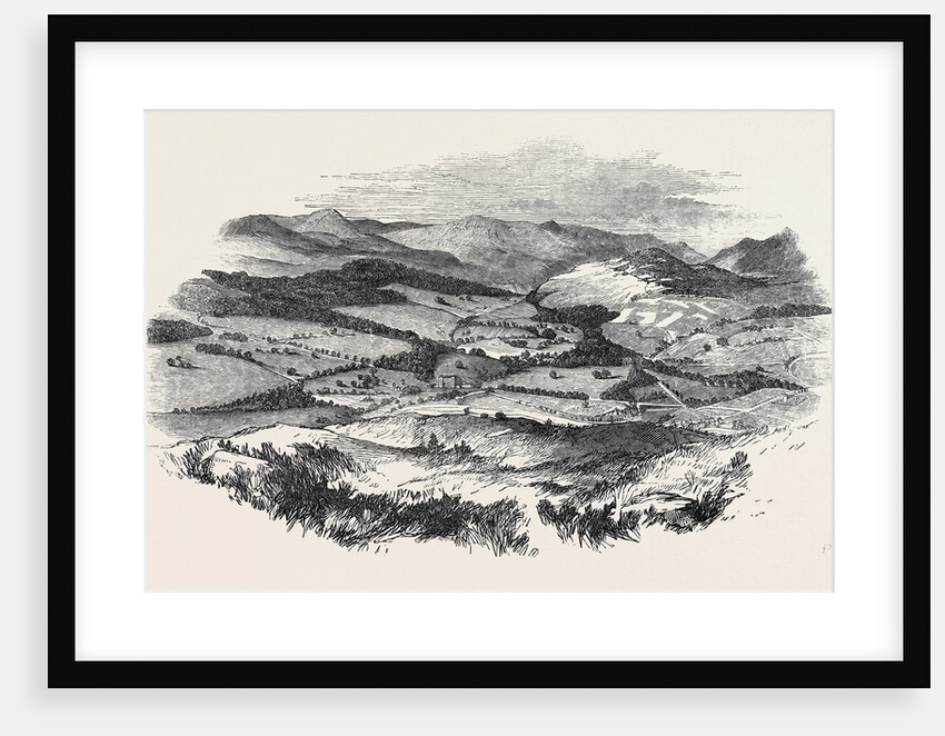 Blair Castle and Glen Tilt, from the Top of Tulloch by Anonymous