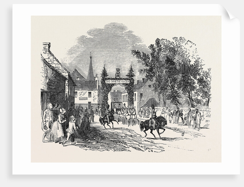 Entrance to Coupar Angus, the Queen's Second Visit to Scotland by Anonymous