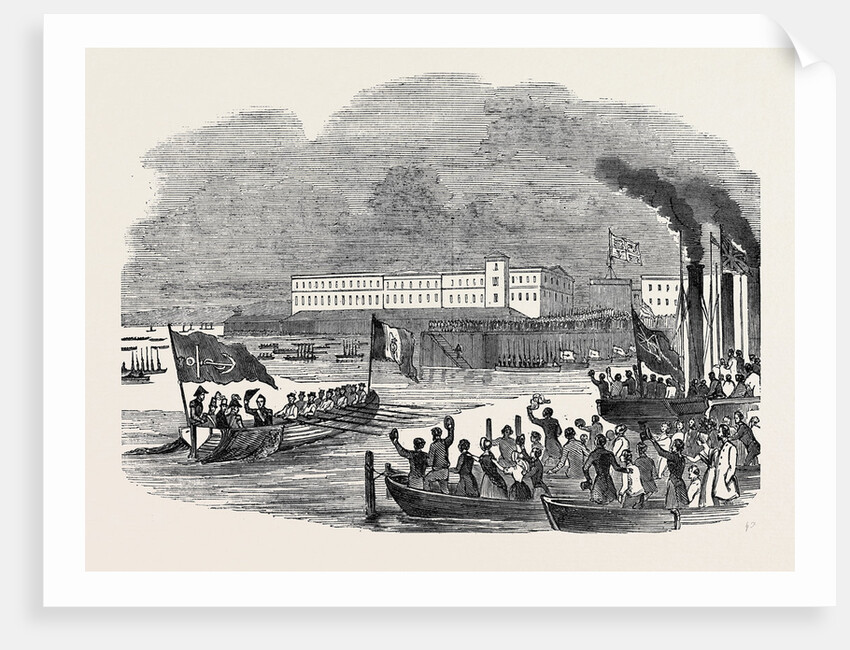 Visit of the King of the French, Louis Philippe, to Queen Victoria: Debarkation at Portsmouth by Anonymous