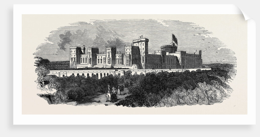 Visit of the King of the French to Queen Victoria: The Slopes, Windsor Castle by Anonymous