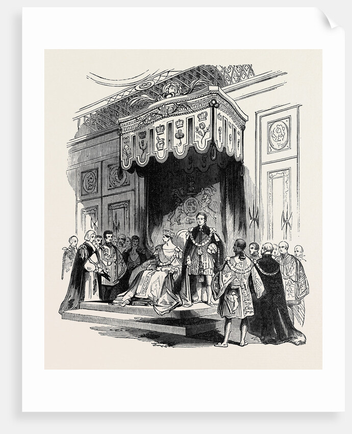 Enthronization of the Queen As Sovereign of the Order of the Garter by Anonymous