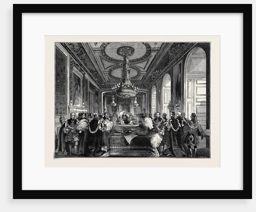 Visit of the King of the French to Queen Victoria; Chapter of the Order of the Garter: Investiture of the King of the French by Anonymous