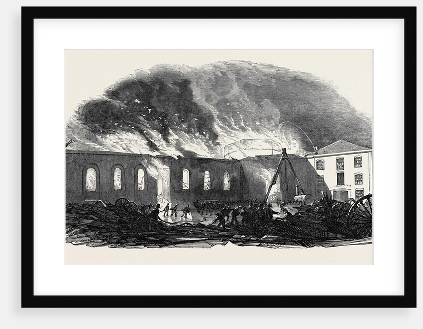 Great Fire at the New Cross Railway Station, on Monday Last by Anonymous