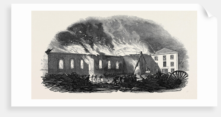 Great Fire at the New Cross Railway Station, on Monday Last by Anonymous