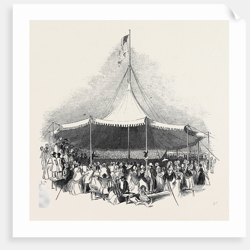 Interior of the Great Marquee by Anonymous
