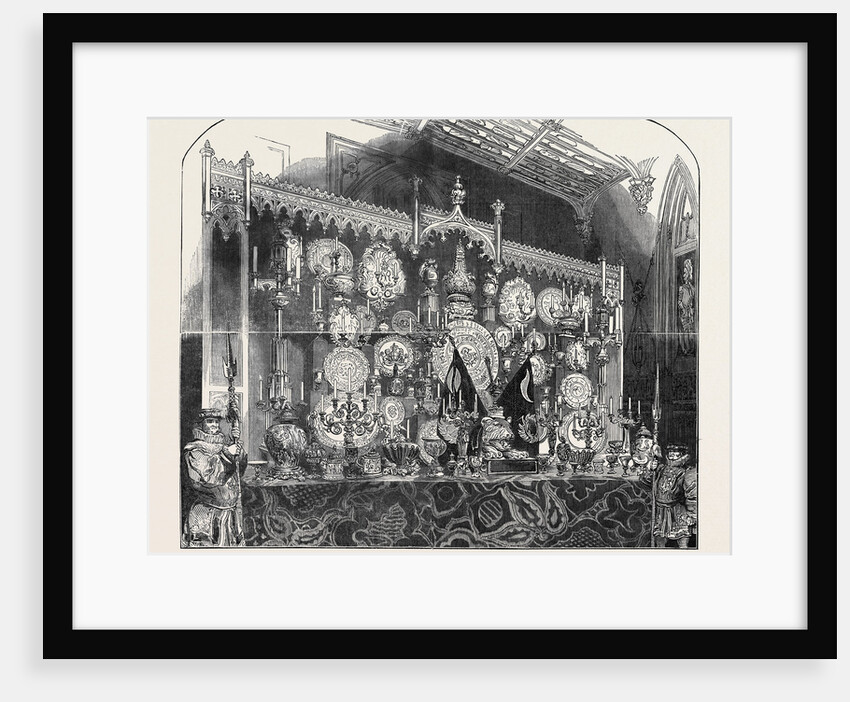 The Grand Buffet, St. George Hall, at the Garter Banquet, Given to His Majesty the King of the French by Anonymous