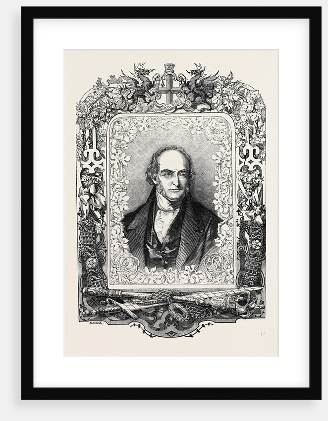 Portrait of the Right Hon. Michael Gibbs, Lord Mayor by Anonymous