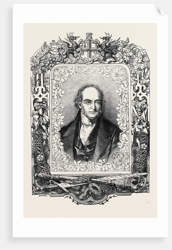 Portrait of the Right Hon. Michael Gibbs, Lord Mayor by Anonymous