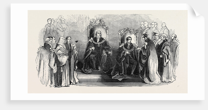 Ceremony of Inducting the New Lord Mayor Into His Office by Anonymous