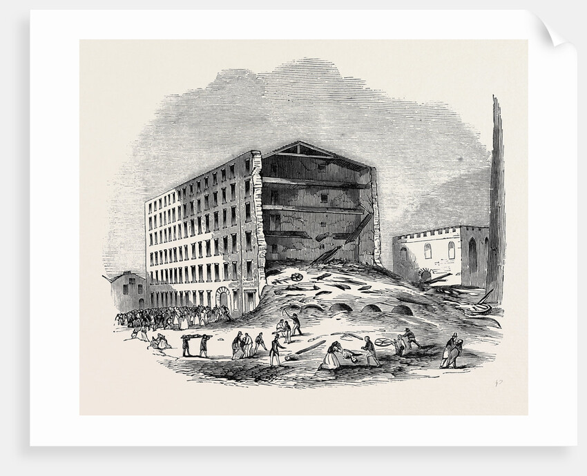 Ruins of the Lower-House Mill, Near Oldham by Anonymous