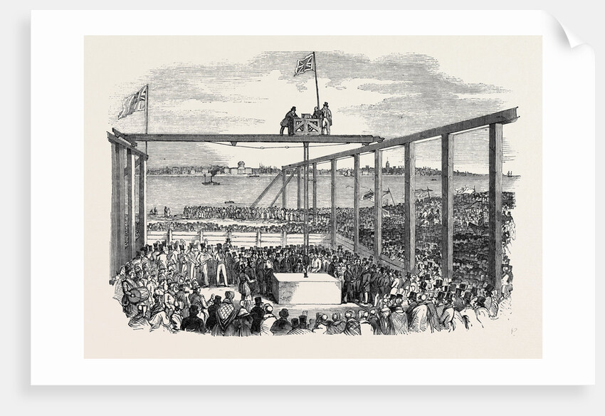 Ceremony of Laying the First Stone of the Birkenhead Docks by Anonymous