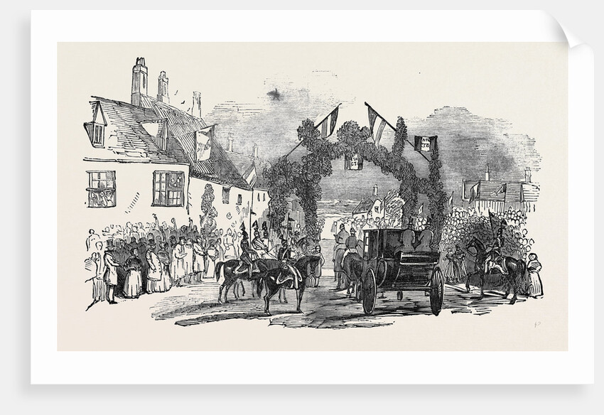 Triumphal Arch at Great Weldon, Her Majesty's Visit to Burghley by Anonymous