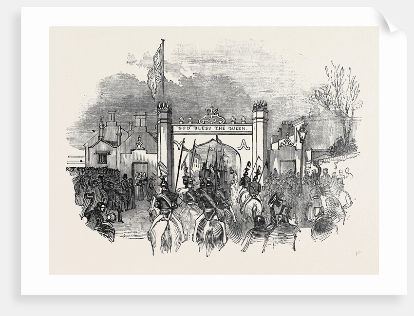 Arch Near Stanford, Her Majesty's Visit to Burghley by Anonymous