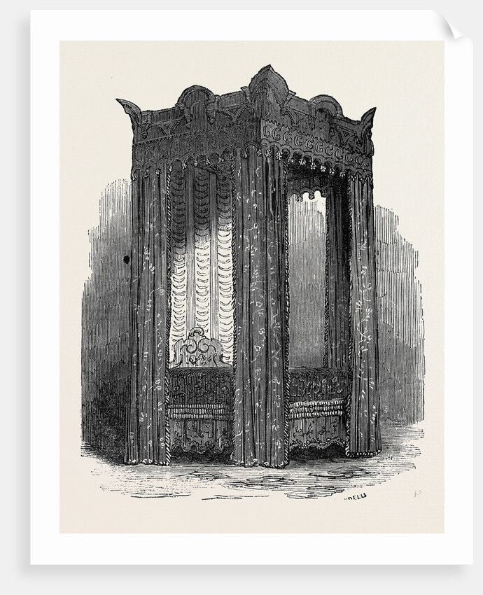 Queen Elizabeth's State Bed. by Anonymous