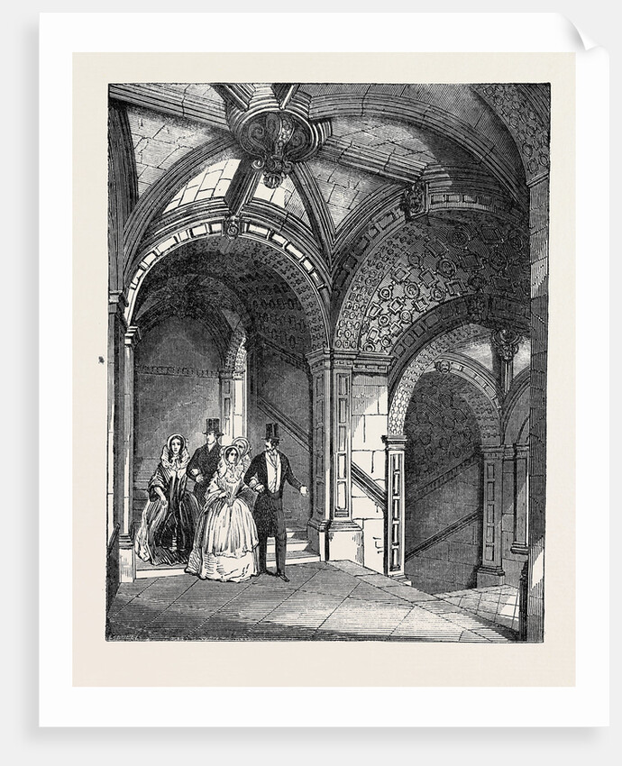 Curious Staircase, at Burghley. by Anonymous
