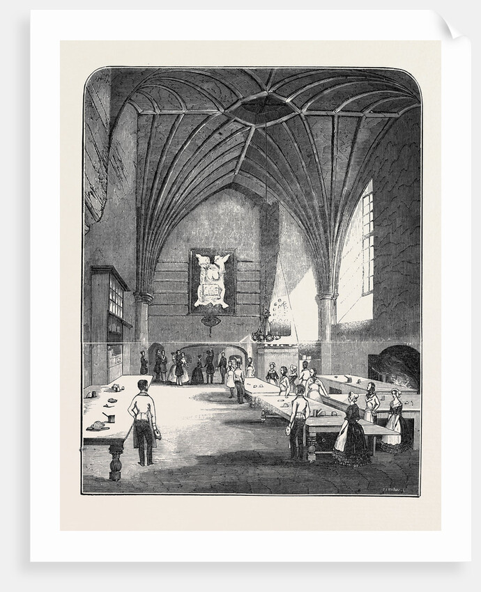 The Kitchen at Burghley, Her Majesty's Late Visit to Burghley by Anonymous