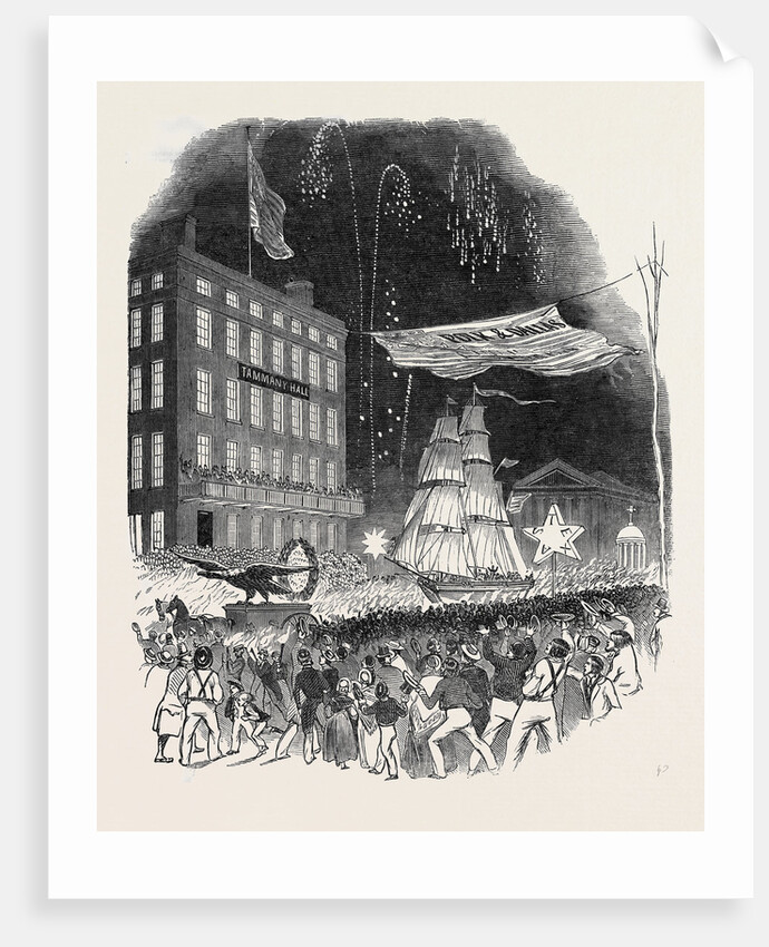 Torch Light Procession in New York, United States by Anonymous