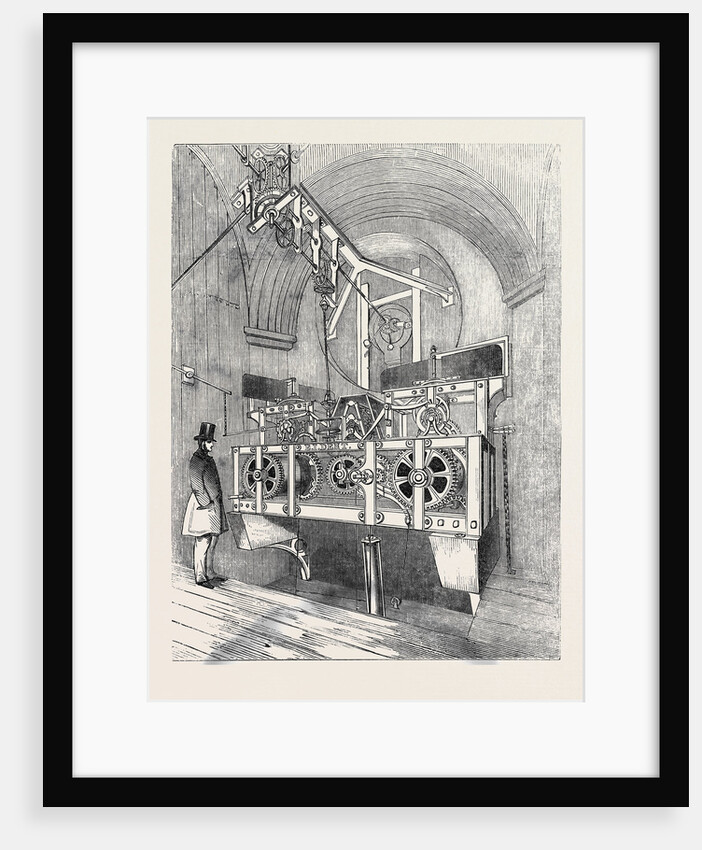Perspective View of the Great Clock of the Royal Exchange by Anonymous