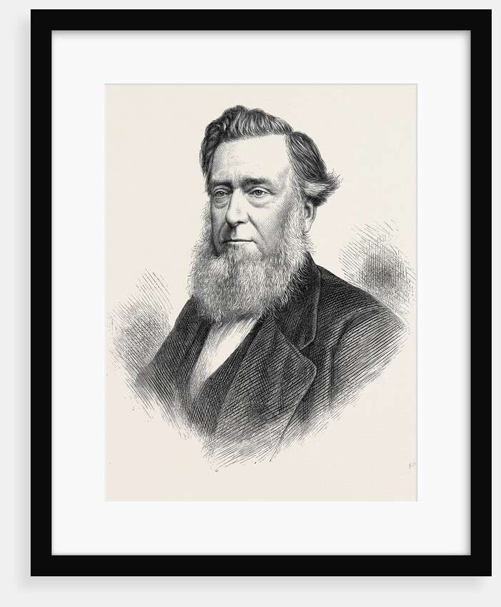 The Rev. John H. James D.D. President of the Wesleyan Methodist Conference 1871 by Anonymous