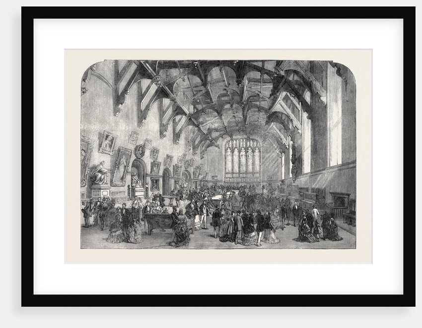 The British Association at Edinburgh: The Great Hall of the Parliament House 1871 by Anonymous