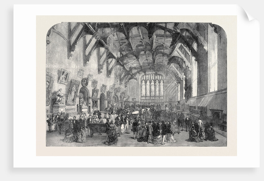 The British Association at Edinburgh: The Great Hall of the Parliament House 1871 by Anonymous