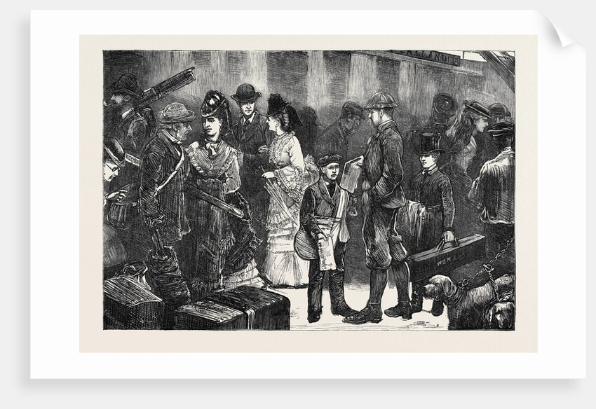 Going North: Dunblane Station 1871 by Anonymous