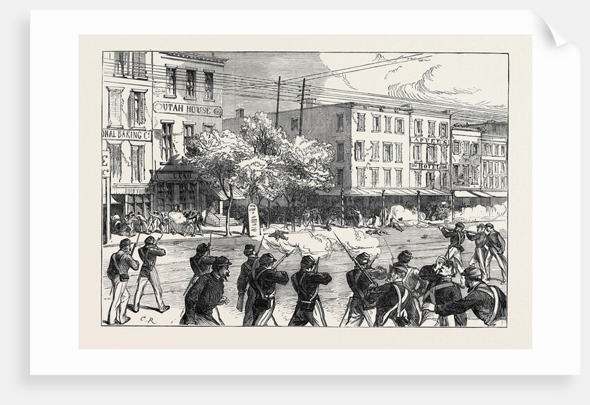 The Irish Orange Riots in New York 1871 by Anonymous