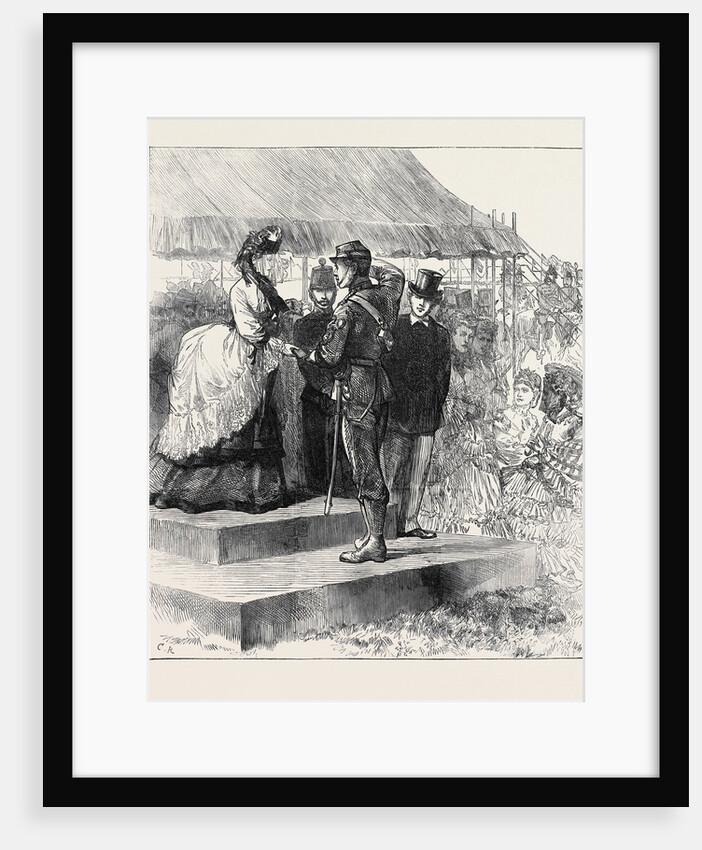 Princess Louise Presenting the Prizes at Wimbledon 1871 by Anonymous