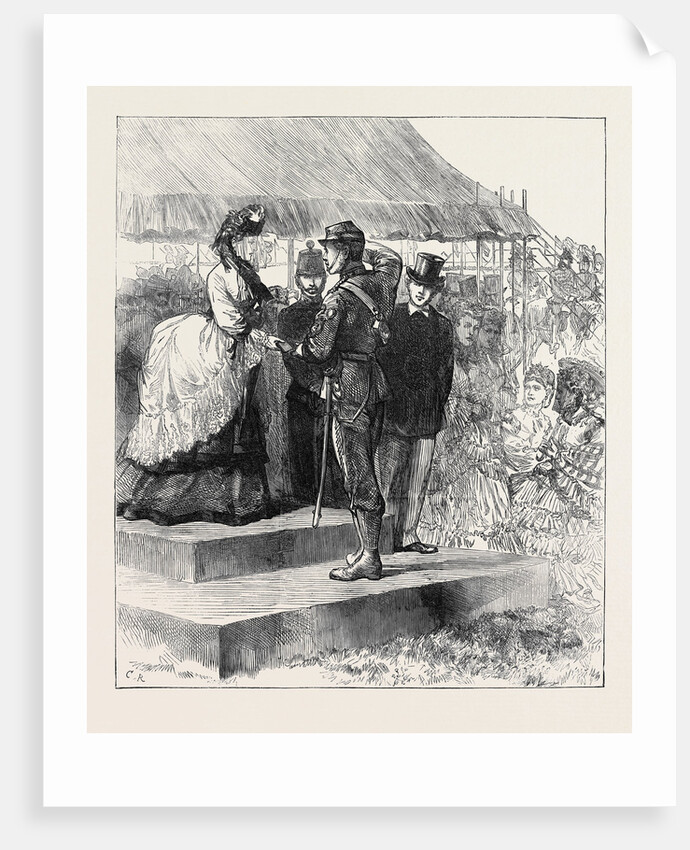 Princess Louise Presenting the Prizes at Wimbledon 1871 by Anonymous