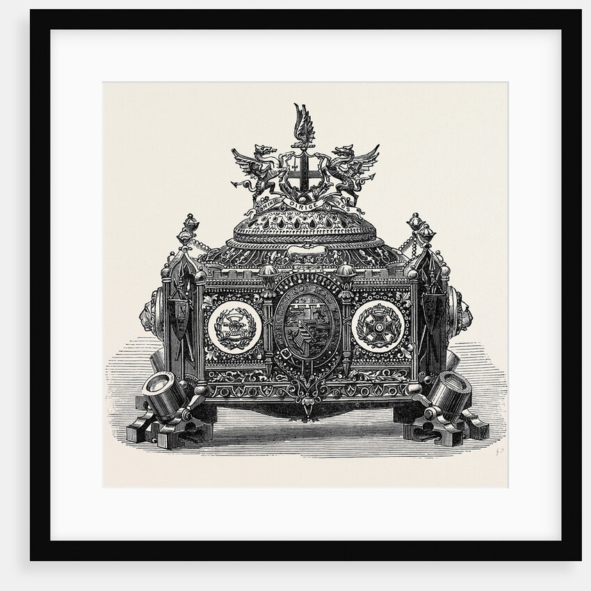 Casket Presented to Prince Arthur with the Freedom of the City of London 1871 by Anonymous