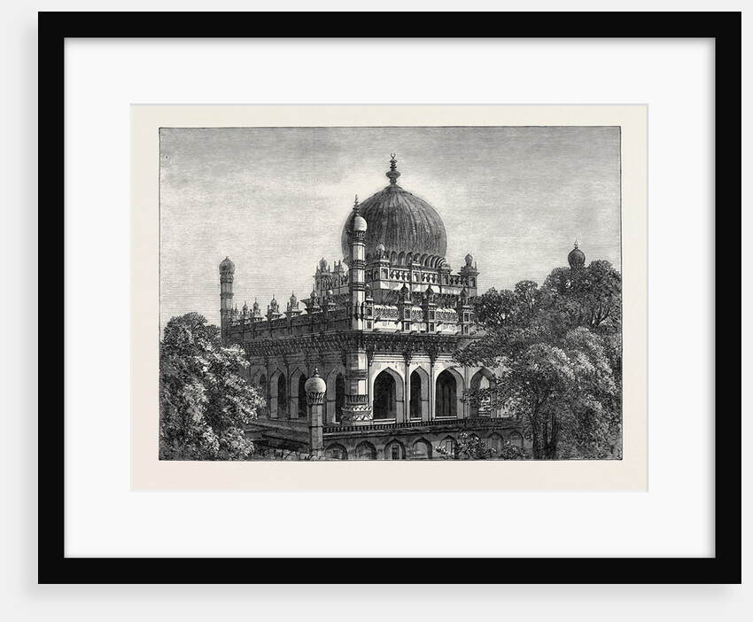 Tomb of King Ibrabim at Beejapoor India 1871 by Anonymous