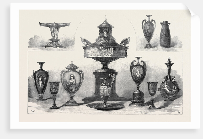 Worcester Porcelain in the International Exhibition 1871 by Anonymous